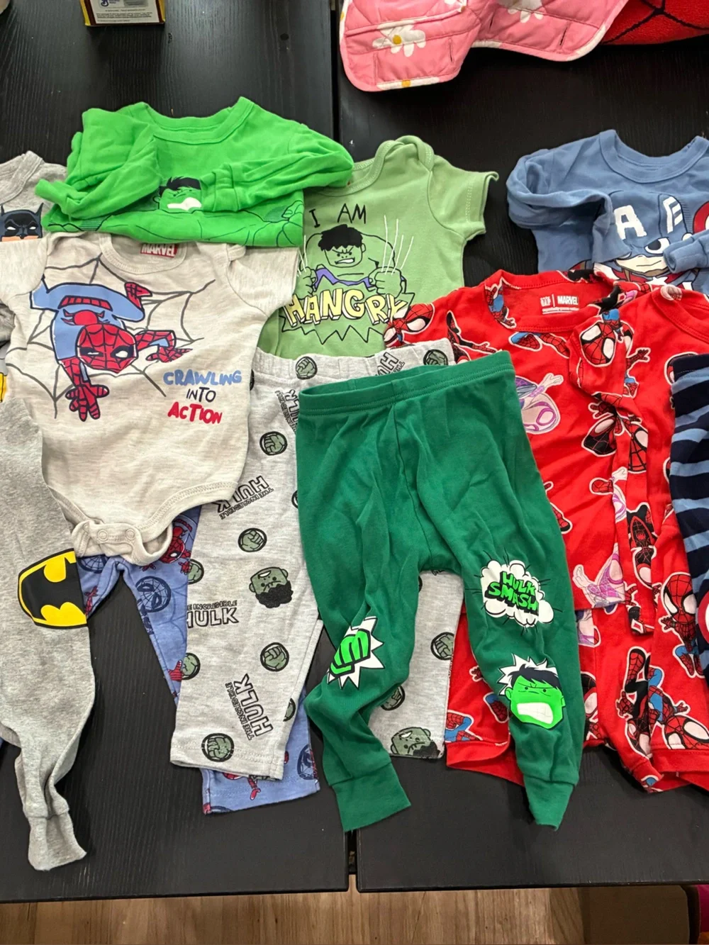 Bundle Marvel Baby Mixed Character Set in Green, Gray, Red, Blue